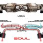 PORSCHE 991.1 CARRERA VALVED EXHAUST SYSTEM-Soul Performance /Valvetronic