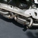 NHP Porsche 991 S / 991 C4S Center X-Pipe with Sound Valves "Muffler Delete