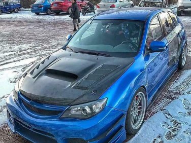 08-14'GR/GV STI VAR RACING STYLE HOOD