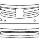 Bumper,Hood, Fender And Mirror Protective  Kit  Mercedes Benz E63