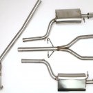 AUDI B6 A4 QUATTRO CAT BACK SPORT EXHAUST SYSTEM 1.8T 6SPD (ROUND TIPS)