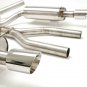 AUDI B6 A4 QUATTRO CAT BACK SPORT EXHAUST SYSTEM 1.8T 6SPD (ROUND TIPS)