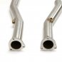 Audi A6 Turbo Downpipes and Cat Delete Pipes