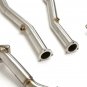 Audi A6 Turbo Downpipes and Cat Delete Pipes