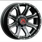 Hartes Metal   Strike  Truck wheels  5 lugs  Gloss Black Machined Face  20"