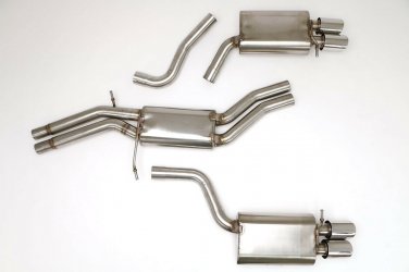 AUDI S5 &acirc;�� 4.2L V8 CAT BACK Sport   Exhaust   (ROUND TIPS)