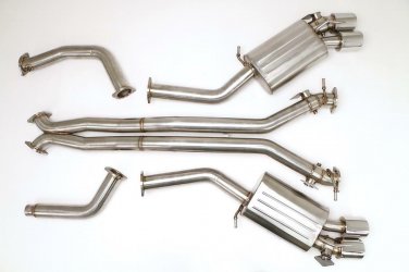 CHEVY CAMARO SS CAT BACK EXHAUST SYSTEM (ROUND TIPS)2016-2018