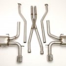 CADILLAC CTS-V COUPE FULL CATBACK W/X-PIPE (ROUND TIPS)