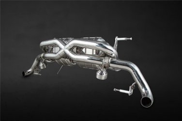 Audi R8 Post-Facelift V8 X-Pipe Exhaust System (Incl. Remote)