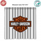 harley davidson Shower Curtain