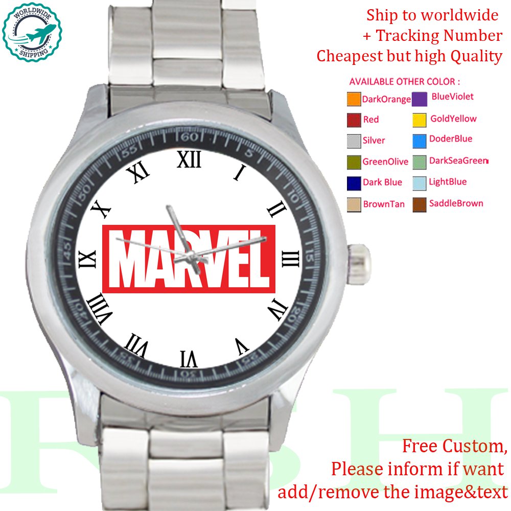 marvel logo watches