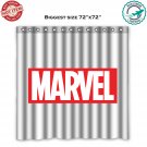 marvel logo Shower Curtain