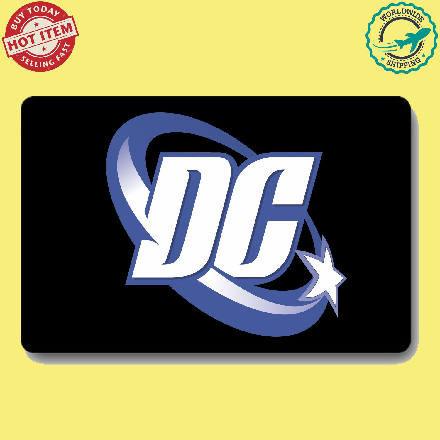 dc logo doormat