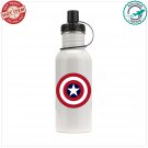 captain america shield Sports School Bottle