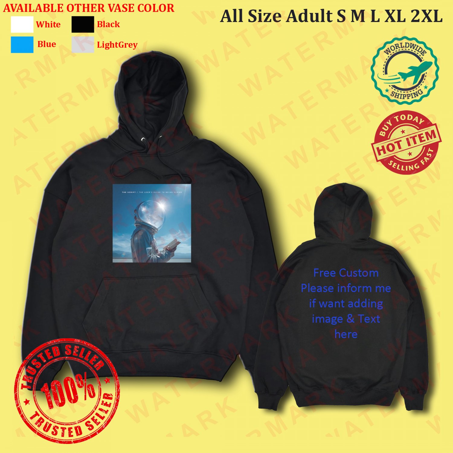 THE SCRIPT - THE USER'S GUIDE TO BEING HUMAN NEW ALBUM 2026 Hoodie
