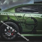 MATTE BLACK Passenger Side Decal Graphic CHARGER MOPAR HUGE SCAT PACK BEE HEMI