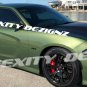 MATTE BLACK Passenger Side Decal Graphic CHARGER MOPAR HUGE SCAT PACK BEE HEMI
