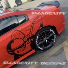 HUGE MATTE BLACK TRIBAL Decal Graphic Vinyl CHARGER MOPAR SRT SCAT PACK BEE HEMI