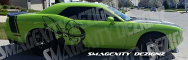 HUGE Reflective PASSENGER SIDE CHALLENGER SRT SCAT PACK BEE Tribal Decal Graphic