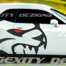 HUGE MATTE BLACK CUSTOM 2015 - 2023 Decal Graphic Vinyl CHALLENGER SRT HELLCAT HEMI 392