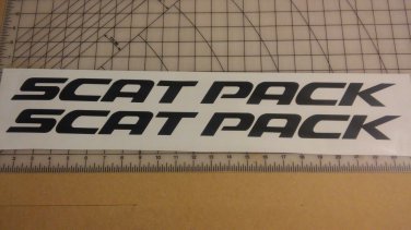 Charger Decal Graphic Vinyl CHALLENGER MOPAR SRT Scat Pack Text Logo HEMI DART