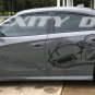 HUGE REFLECTIVE BLACK Decals Graphics CHARGER MOPAR SRT SUPER BEE HEMI SCAT PACK 2015-2023