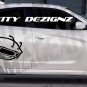 HUGE REFLECTIVE BLACK Decals Graphics CHARGER MOPAR SRT SUPER BEE HEMI SCAT PACK 2015-2023