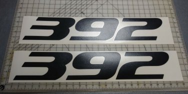 2 392 Text Logos Charger Decal Graphic Vinyl CHALLENGER MOPAR SRT Scat Pack HEMI