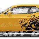 REFLECTIVE BLACK 1320 Scat Pack Bee Challenger Drag Graphic Decal Vinyl RT REFLECTIVE BLACK 1320 Scat Pack Bee Challenger Drag Graphic Decal Vinyl RT
