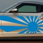 Custom Design Decal Graphic Vinyl Racing Stripe GTR 370 SKYLINE RISING SUN JDM Z