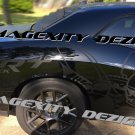 HUGE Custom Decals Graphics Vinyl CHALLENGER MOPAR SCAT PACK BEE & SRT logo HEMI