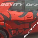 HUGE CUSTOM MATTE BLACK 2018 Decal Graphic Vinyl KIT DEMON DODGE SRT HEMI CHALLENGER MOPAR