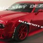 HUGE CUSTOM MATTE BLACK 2018 Decal Graphic Vinyl KIT DEMON DODGE SRT HEMI CHALLENGER MOPAR