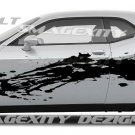 MATTE BLACK Splash SPLATTER Decal Graphic CHALLENGER MOPAR SRT HEMI 392 SHAKER