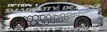 SRT Decal Graphics Vinyl CHARGER MOPAR SCAT PACK BEE HONEYCOMB custom RT SUPER