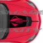 8yr CAST Vinyl DETAILED 2014-19 CORVETTE C7 STINGRAY GRAPHIC kit Split Hood Decal Stripe
