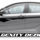 Toyota Camry Graphic Decal TRD Vinyl Matte Black NASCAR custom STRIPE hash marks