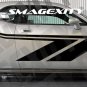 Custom Decals Graphics Vinyl CHALLENGER MOPAR SRT Body Side HASH STRIPES HEMI RT