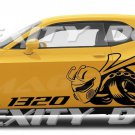 Huge 1320 Scat Pack Bee Challenger Hemi Mopar Drag Graphic Decal Vinyl 392 R/T