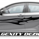 TOYOTA CAMRY custom graphic Tribal TRD vinyl Racing Development BLACK NASCAR