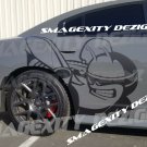 REFLECTIVE HUGE Decal Graphic Vinyl CHARGER MOPAR SCAT PACK BEE & RT LOGO CUSTOM