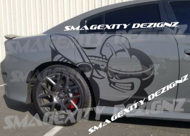 REFLECTIVE HUGE Decal Graphic Vinyl CHARGER MOPAR SCAT PACK BEE & RT LOGO CUSTOM