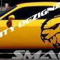 HUGE Driver Side REFLECTIVE Decals Graphics Vinyl CHALLENGER MOPAR SRT HELLCAT