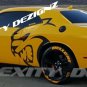 HUGE Driver Side REFLECTIVE Decals Graphics Vinyl CHALLENGER MOPAR SRT HELLCAT