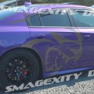 REFLECTIVE DRIVER HELLCAT SRT EYE TRIBAL Decal Graphic Vinyl CHARGER MOPAR HEMI