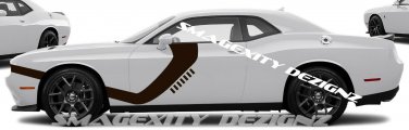Custom Decal Graphic Vinyl CHALLENGER MOPAR Stormtrooper Storm Darth SRT Dodge