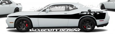 Custom CHALLENGER BILLBOARD Stripes Decals Graphic Vinyl 2015-2019 MOPAR SRT RT