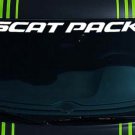WHITE Charger Decal Vinyl CHALLENGER MOPAR SRT Scat Pack Windshield Banner HEMI WHITE Charger Decal Vinyl CHALLENGER MOPAR SRT Scat Pack Windshield Banner HEMI