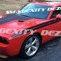 Matte BLACK Decal Graphic Vinyl 2008-2014 Mopar HOOD Stripe ONLY!! CHALLENGER RT