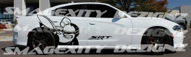 HUGE CUSTOM REFLECTIVE Vinyl Graphic CHARGER SCAT PACK BEE & SRT LOGO HEMI MOPAR